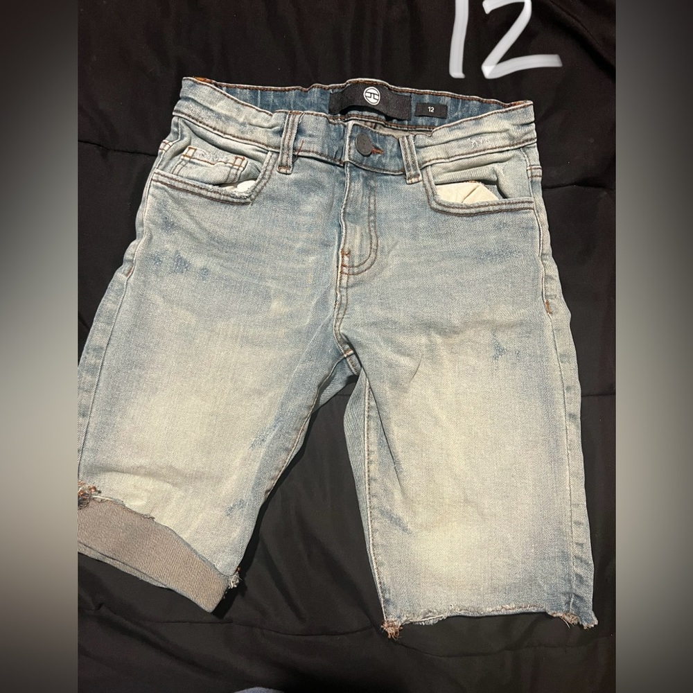 Jordan Craig boys like new distressed jean shorts